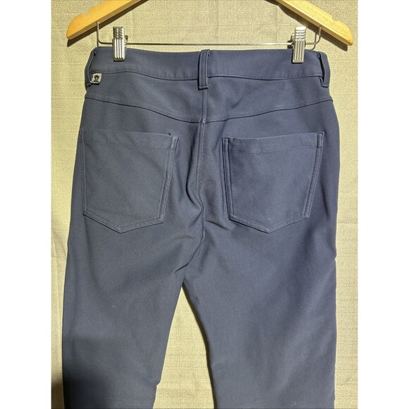 Lululemon ABC Classic Warpstreme Pants - Men's Size 28‎ - Navy Blue textured - Picture 7 of 12